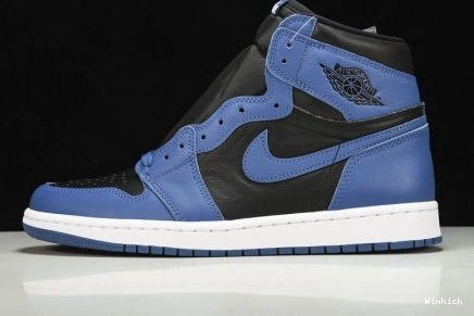 OG “DARK 555088-404 JORDAN 1 HIGH BLUE MARINA AIR 1024